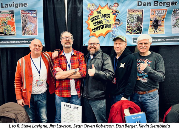 Meeting artists at Great Lakes Comic Con