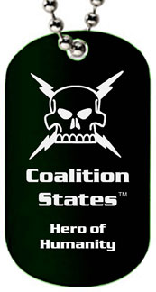 Coalition Heroes of Humanity Dog Tag