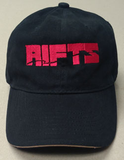 Rifts Embroidered Red Logo Baseball Cap