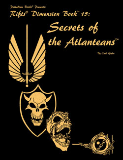 Rifts Secrets of the Atlanteans Gold Hardcover