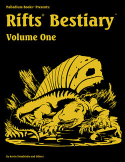 Rifts Bestiary Gold Hardcover