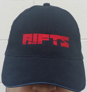 Rifts Embroidered Cap Red Rifts Logo