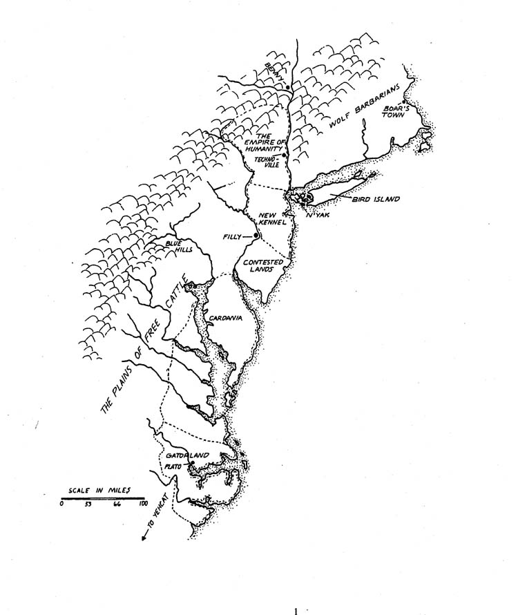 Map #1 - North American East Coast
